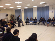 بالصور: رئيس بلدية تل أبيب يافا في زيارة لمدرسة أجيال الثانوية بمدينة يافا